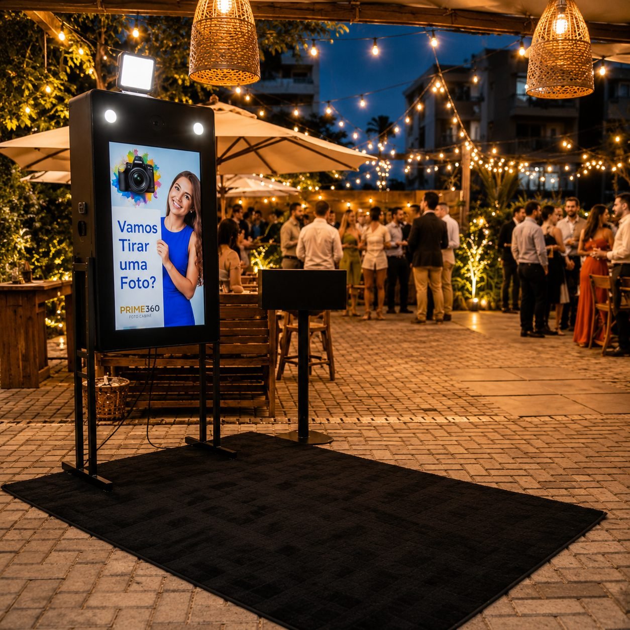 Totens de Fotos da Prime360 em evento em Santa Catarina